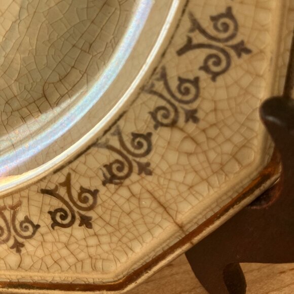 Share Mrs. Roosevelt Portrait Plate • Imperial China • Antique First Lady 6" Pla - Picture 3 of 6